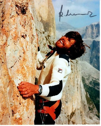 Reinhold messner foto firmata - reinhold,
