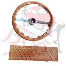 Coprivolante color ocra con
