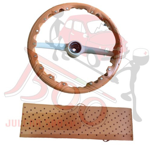 Coprivolante color ocra con