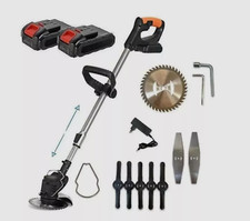 TAGLIAERBA ELETTRICO 48V DECESPUGLIATORE A BATTERIA  TAGLIABORDI CON ACCESSORI