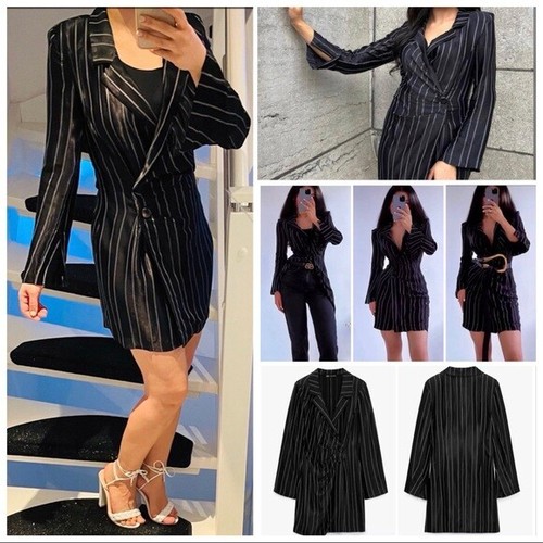 Nwt zara aw21 striped blazer - nwt,