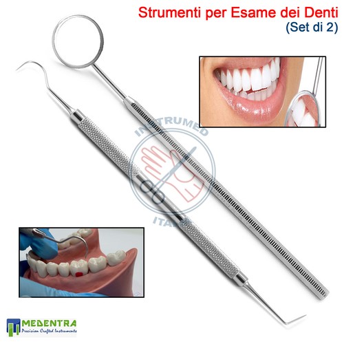 Strumenti per esame dei - esame, denti