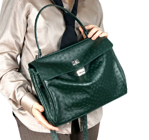 Borsa tote lusso verde - di,