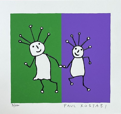 Kostabi paul serigrafia - paul,