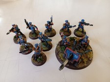 Warhammer 40K Imperial Mordian Iron Guard Squads Full painted
