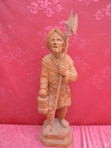 Bella vecchio statua legno - vecchio,