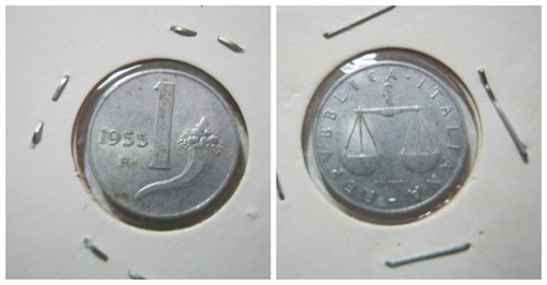 Repubblica italiana lira - 1,