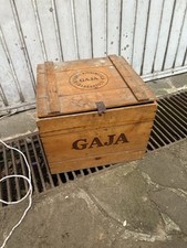 Cassa Baule Vintage Vino Barbaresco  Gaja Da Restaurare Esposizione legno