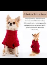 Felpa Per Cane Treccia Rossa