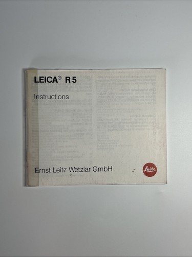 Istruzioni leitz leica p10 - istruzioni, r5