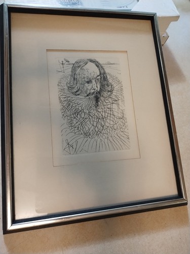 Vtg 1960 salvador dali plate - vtg,