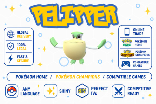 Pelipper shiny non - shiny, or