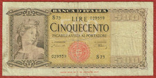BANCA D'ITALIA 20.3.1947 500
