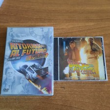 RITORNO AL FUTURO trilogia 30# anniversario 3 film in DVD + CD colonna sonora