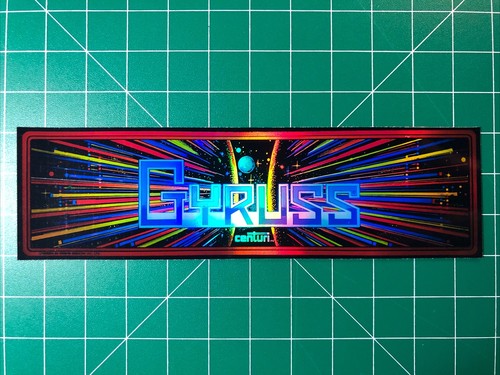 Adesivo gyruss centuri arcade - adesivo,