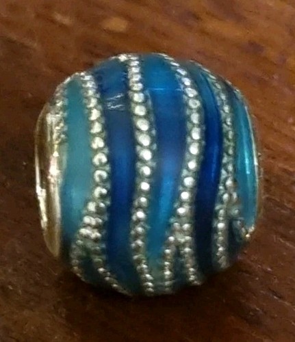Charm pandora onda blu - onda, ale
