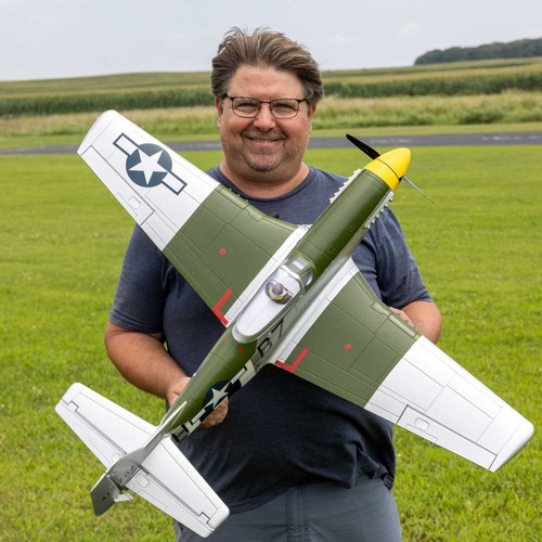 Flite 51d mustang 0m - e-flite, 1.0m