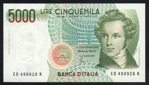 5000 lire bellini - 5000,