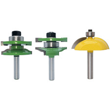 Set punte per router 3 pezzi
