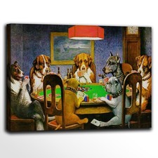 Quadro Famoso Dogs Playing