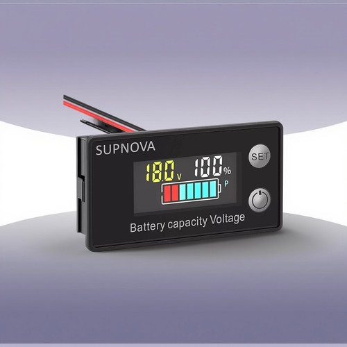 Monitor batteria 2x12v 24v 36v
