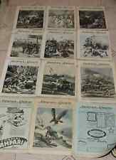 Antiche Riviste del 1908 1910 1941. giornali La Domenica del Corriere 12 numeri