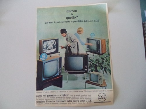 Advertising pubblicità 1964 - advertising,