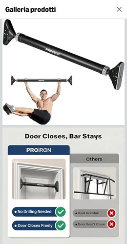 Proiron barra trazioni - trazioni, da