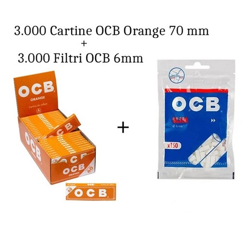 000 cartine ocb orange - ocb,