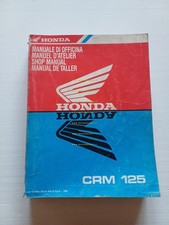 Honda CRM 125 1990 manuale