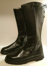 Stivali pelle nero - zip, clip