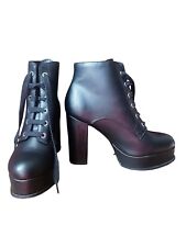 Divided by H & M stivaletti In Simil Pelle Neri taglia 37 donna