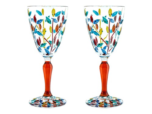 Coppia murano vino occhiali - coppia,