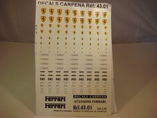 DECALS 1/43 ECUSSONS FERRARI -