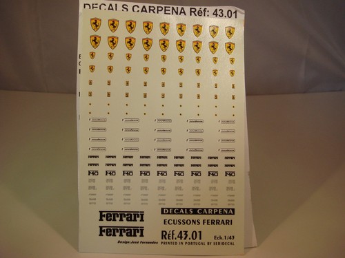 Decals ecussons ferrari - decals,