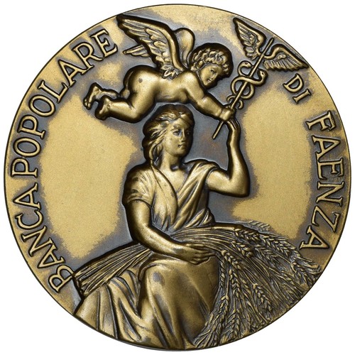 Medaglia banca popolare - medaglia,