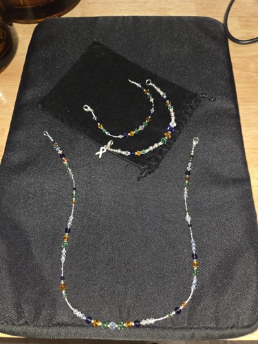 Collana con strass swaroski - collana, 3
