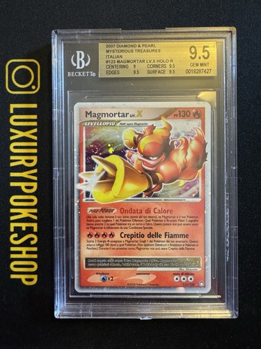 Carta card pokemon magmortar - card,