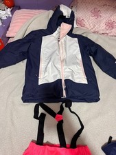 Completo tecnico Tuta Sci Giacca 3 Pantaloni Guanti ragazzo ragazza 12 - 14 anni