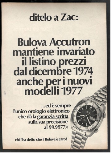 Bulova accutron orologio - bulova,