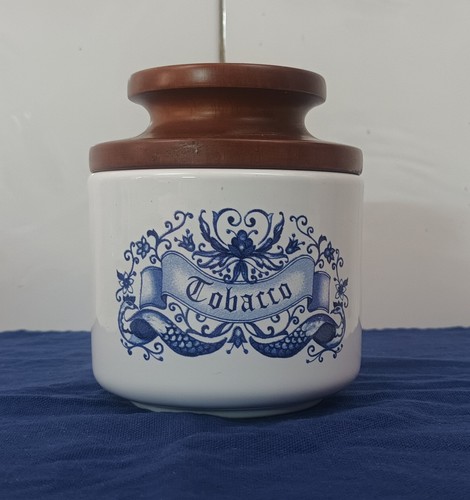 Vaso barattolo porta tabacco - vaso,