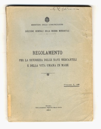 Regolamento per sicurezza - regolamento,