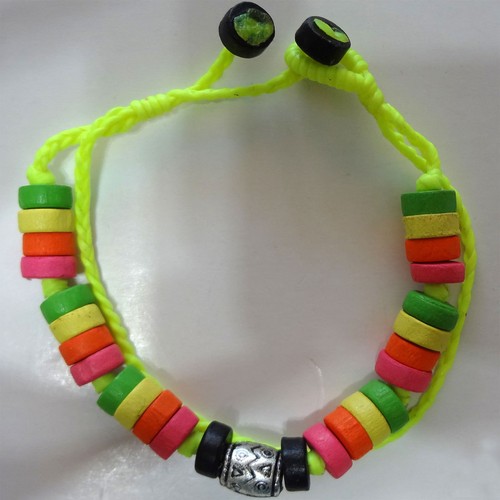 Bracciale neon braccialetto - bracciale,