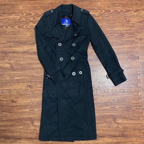 Trench cappotto nero burberry - trench,