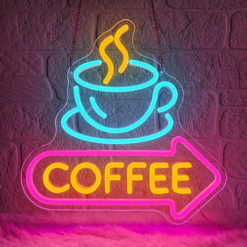 Insegna neon coffee - insegna,