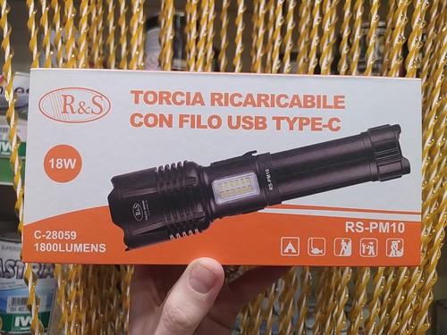 Torcia led ricaricabile - led,