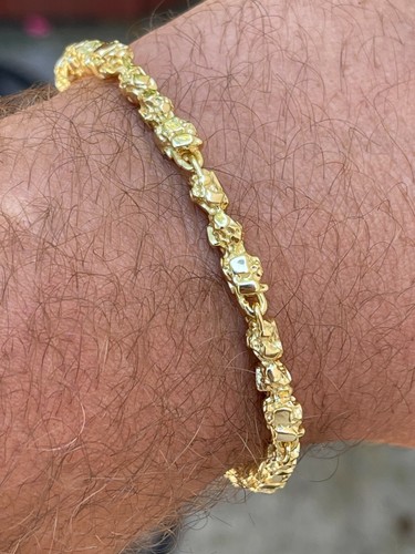 Bracciale uomo maglia pepita