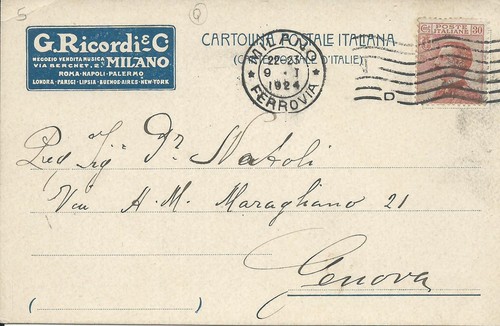 Cartolina pubblicitaria