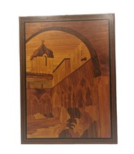 Pannello intarsio legno