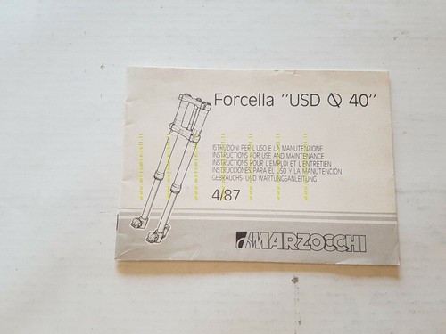 Marzocchi forcella usd 1987 - marzocchi,